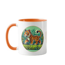 "Tigre de Sumatran - Design de la jungle