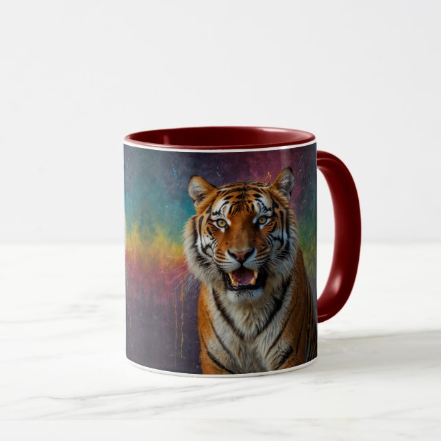 Mug Tigre en portrait (Devant droit)