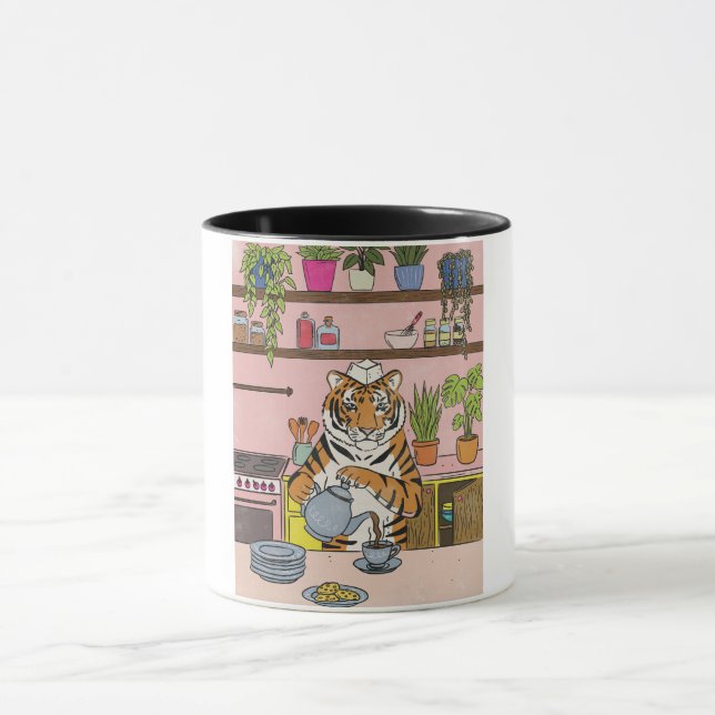 Mug Tigre faisant du thé (Centre)