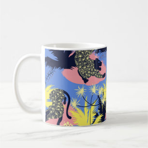 Mug Tigre géométrique, léopard : motif pour enfants.
