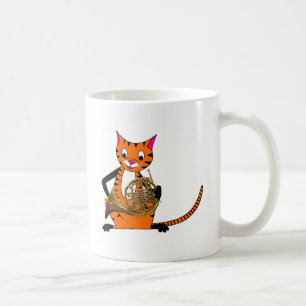 Mug Tigre jouant le cor de harmonie