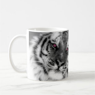 Mug Tigre observé par rose