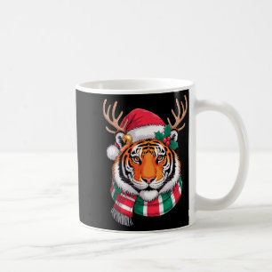 Mug Tigre Renne Noël Chapeau Santa Tigre Xmas