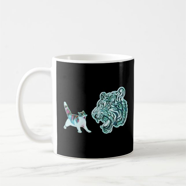 Mug Tigre, roi de la jungle et des animaux (Gauche)
