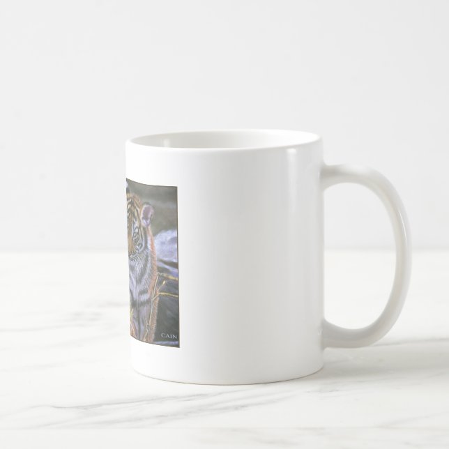 MUG TIGRES DANS L'AMOUR (Droite)