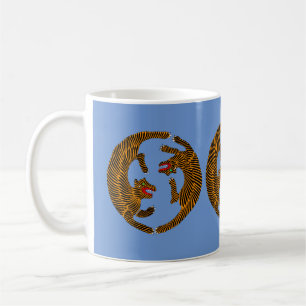 Mug Tigres d'art populaire japonais