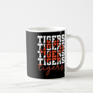 Mug Tigres Vintage Nom de l'école Esprit Sportif Retou