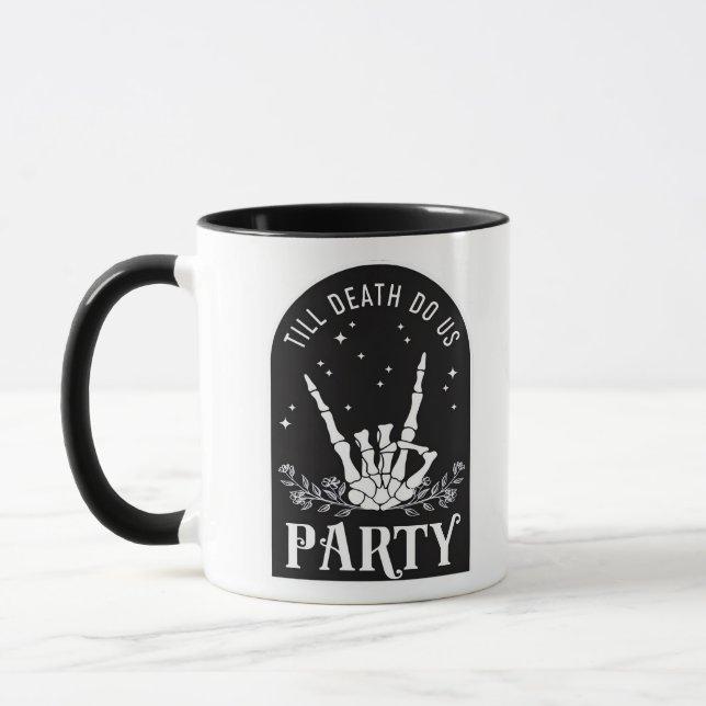 Mug Till Do Death Us Party Bachelorette Halloween Bach (Gauche)