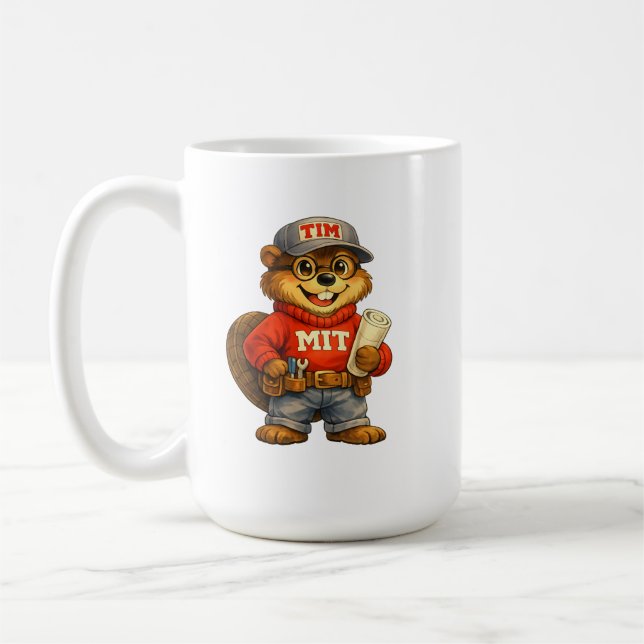 Mug Tim le Castor – Mascotte inspirée de Ghibli (Gauche)