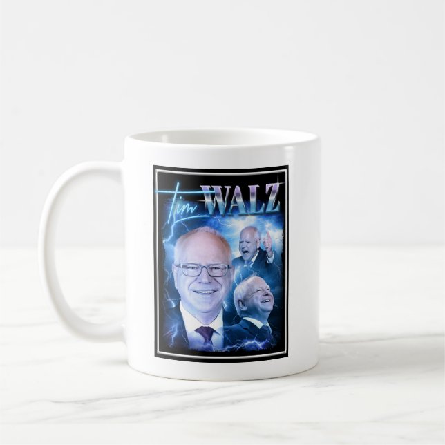Mug Tim Walz Retro 90s (Gauche)
