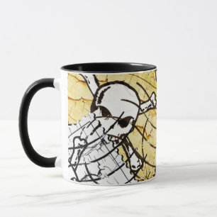 Mug Timbre crâne drôle