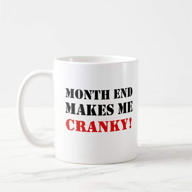 Mug Timbre d'approbation de fin du mois de (Gauche)