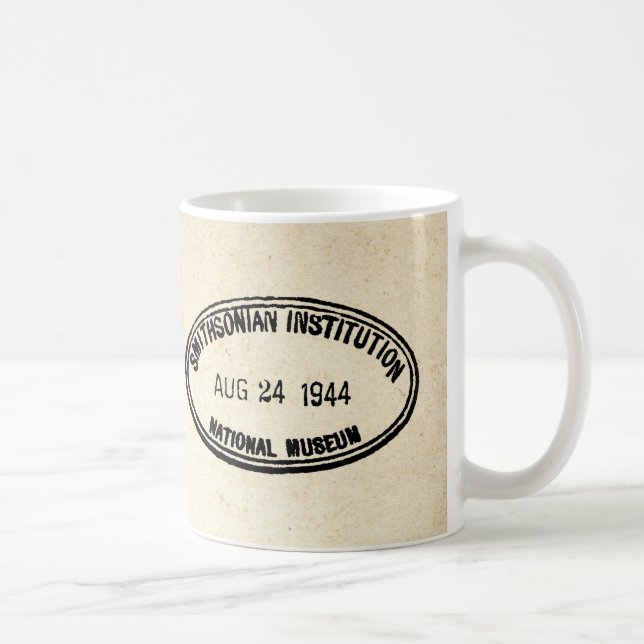 Mug Timbre de bibliothèque Établissement Smithsonian 1 (Droite)