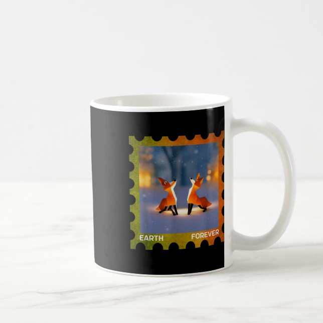 Mug Timbre de protection de l'environnement Earth Fore (Droite)