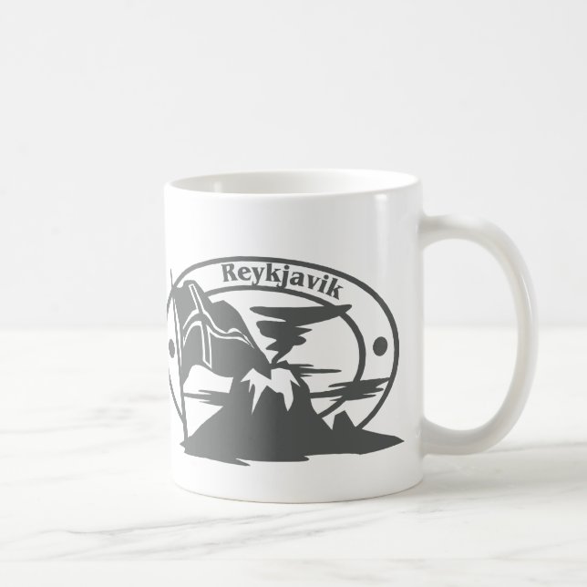 Mug Timbre de Reykjavik (Droite)