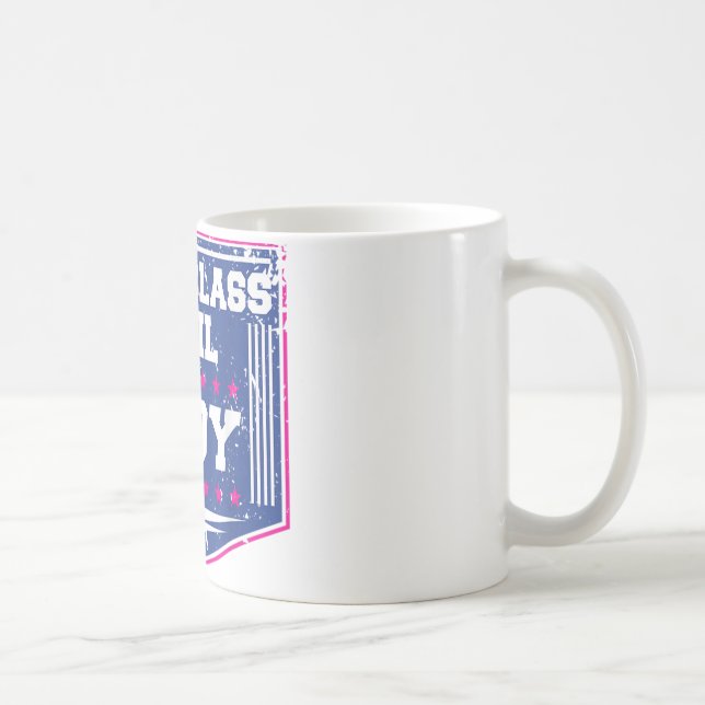 Mug Timbre pour femme de la poste de première classe (Droite)