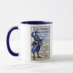 Mug Timbres de guerre français de la Première Guerre m