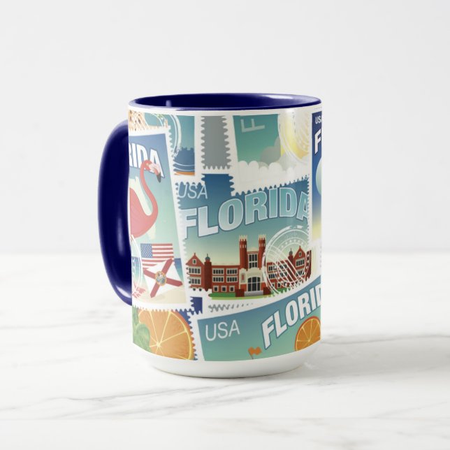 Mug Timbres de la Floride (Devant gauche)