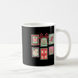 Mug Timbres de Noël Santa Professeur Très Joyeux Prépa