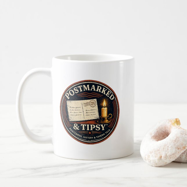Mug Timbres & Gobelet à café éméché (Avec donut)