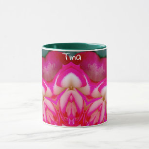 Mug TINA ~ Pétales Roses personnalisés ~