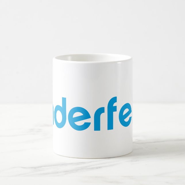 Mug Tinderfella avec le grand texte (Centre)