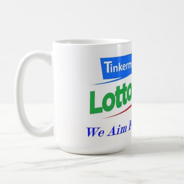 Mug Tinkermen Lotto Report Logo de la coupe de café (Gauche)