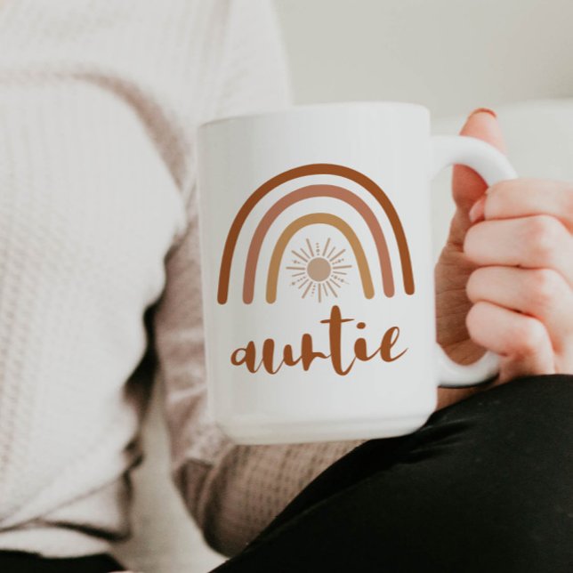 Mug TINLEY Bohemian Burange Orange Rainbow Sun Tante (Créateur téléchargé)