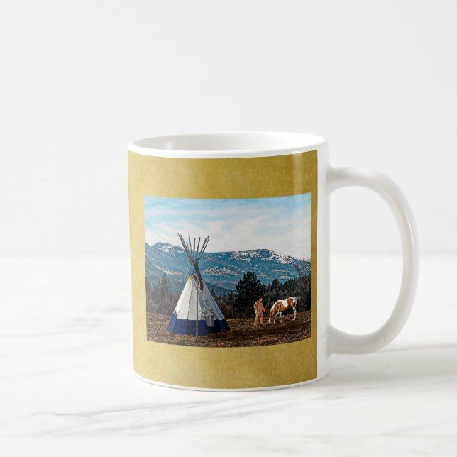 Mug Tipi - Camp d'hiver (Droite)