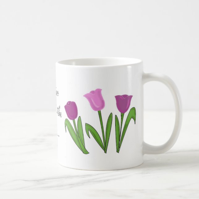 Mug Tiptoe À Travers Les Tulipes (Droite)