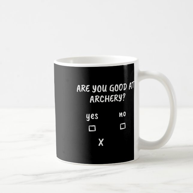 Mug Tir à l'arc Citation de sarcasme Archer Bow chasse (Droite)