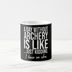 Mug Tir à l'arc drôle idée cadeau sport