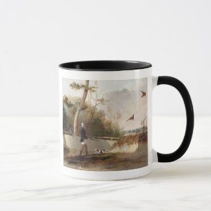 Mug Tir de faisan (huile sur la toile)
