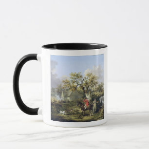 Mug Tir de perdrix (huile sur la toile)