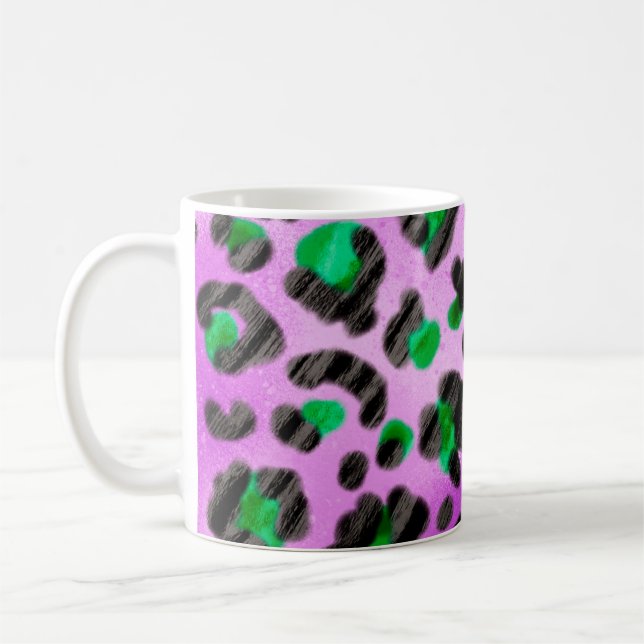 Mug Tirage à main Abstrait Brosses à brosse fourrure s (Gauche)
