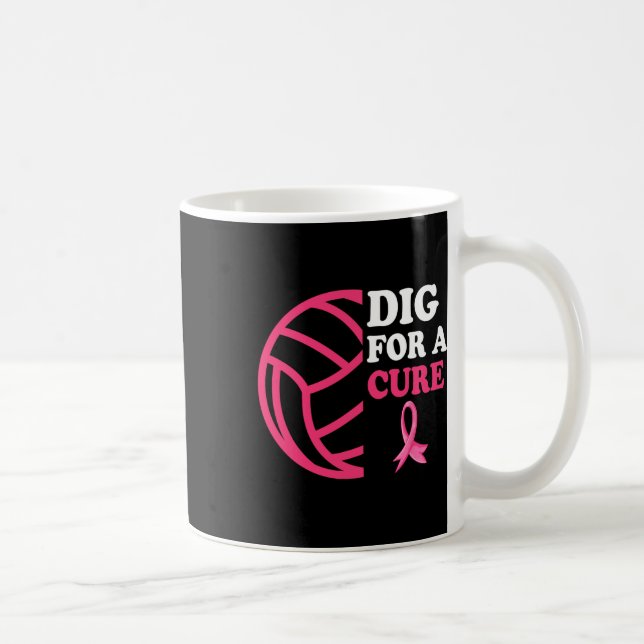 Mug Tirer Pour Une Volleybyll De Sensibilisation Cure  (Droite)
