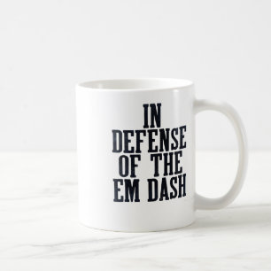 Mug Tiret Punctuation Fan Éditeur Lecteur Rédacteur En