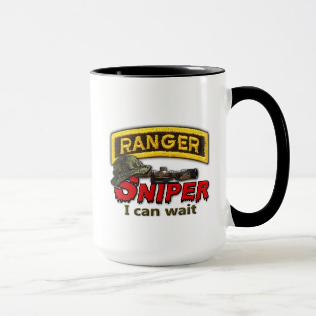 Mug Tireur isolé reconditionné du régiment de Rangers (Droite)