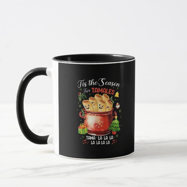 Mug Tis Season For Tamales Christmas Mexican Food (Gauche)
