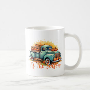 Mug 'Tis The Season - Camion rustique avec Citrouilles
