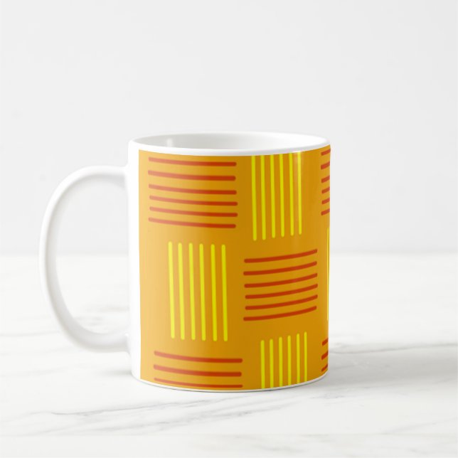 Mug Tissage moderne du milieu du siècle (Gauche)