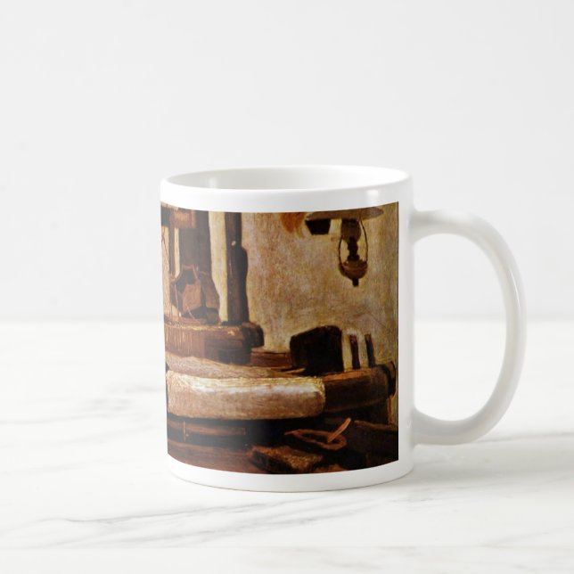 Mug Tisserand au métier à tisser par Vincent van Gogh (Droite)
