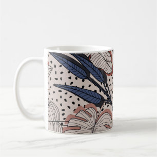 Mug Tissu botanique tropical Illustration Vintage