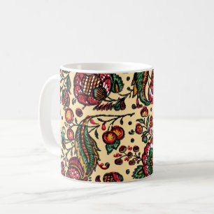 Mug Tissu de chintz en coton indien vintage