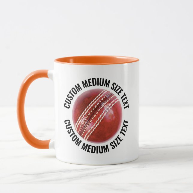 Mug Tissu de densité moyenne ORANGE Combo 11oz Cricket (Gauche)
