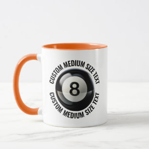 Mug Tissu de poids moyen ORANGE Combo 11oz personnalis