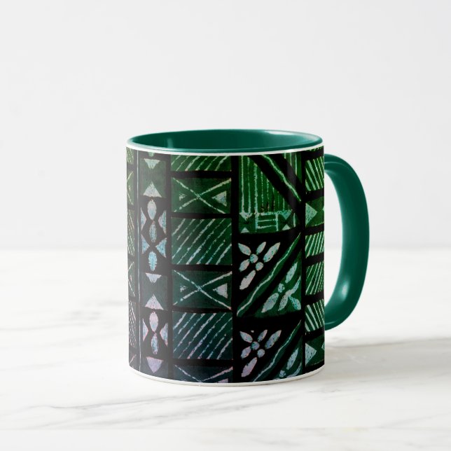 Mug Tissu de tapa hawaïen (Devant droit)