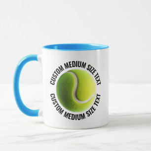 Mug Tissu moyen BLEU CLAIR Combo 325ml Tennis personna