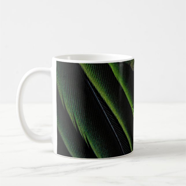 Mug Tissu vert et noir (Gauche)