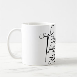 Mug Tissus tellement féminins Couture si peu de temps